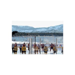 2021 NHL Outdoors at Lake Tahoe Edgewood Tahoe Resort - Philadelphia Flyers vs  Boston Bruins Fine Art Posters