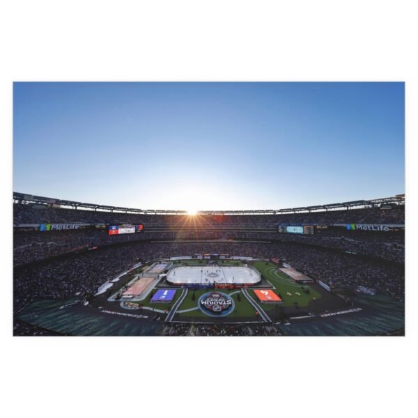 2024 Stadium Series MetLife Stadium - New York Rangers vs New York Islanders Indoor and Outdoor Silk Posters - Image 2