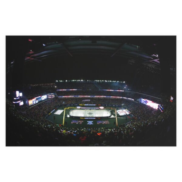 2019 Stadium Series Lincoln Financial Field - Pittsburgh Penguins vs Philadelphia Flyers Indoor and Outdoor Silk Posters - Image 2