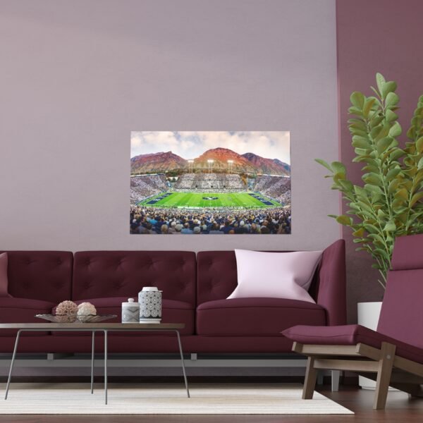 BYU Cougars LaVell Edwards Stadium Indoor and Outdoor Silk Posters - Image 3