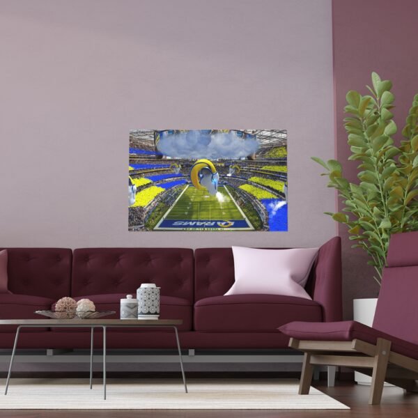 Los Angeles Rams SoFi Stadium Indoor and Outdoor Silk Posters - Image 3