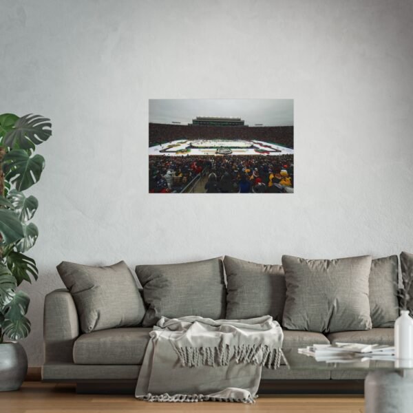2019 Winter Classic Notre Dame Stadium - Boston Bruins vs Chicago Blackhawks Fine Art Posters - Image 2