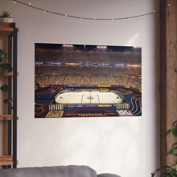 2022 Stadium Series Nissan Stadium - Tampa Bay Lightning vs Nashville Predators Fine Art Posters - Image 3