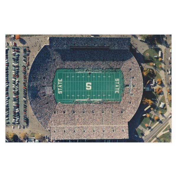 Michigan State Spartans Spartan Stadium Indoor and Outdoor Silk Posters - Image 2
