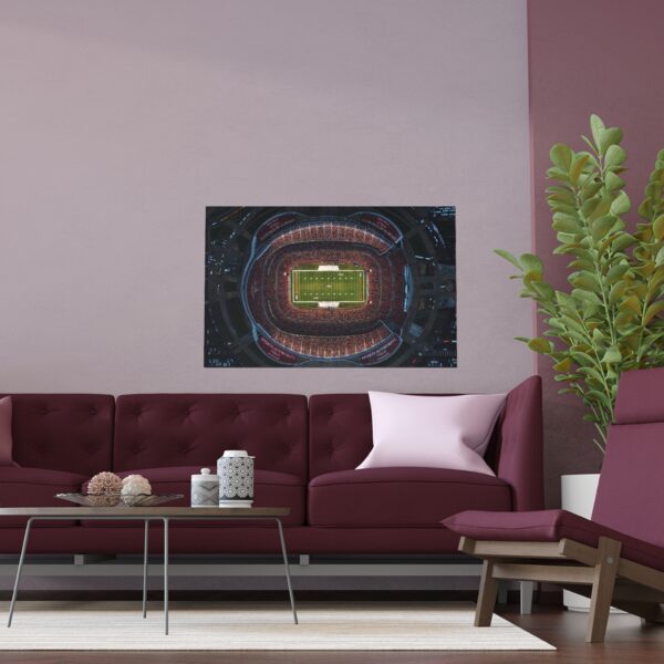 Denver Broncos Empower Field at Mile High Indoor and Outdoor Silk Posters - Image 3
