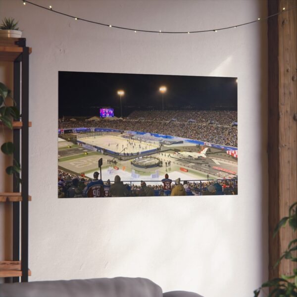 2020 Stadium Series Falcon Stadium - Los Angeles Kings vs Colorado Avalanche Fine Art Posters - Image 3