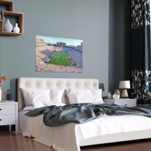 Oklahoma Sooners Gaylord Family Oklahoma Memorial Stadium Indoor and Outdoor Silk Posters