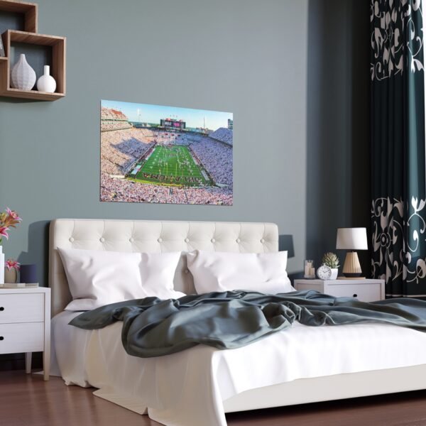 Oklahoma Sooners Gaylord Family Oklahoma Memorial Stadium Indoor and Outdoor Silk Posters