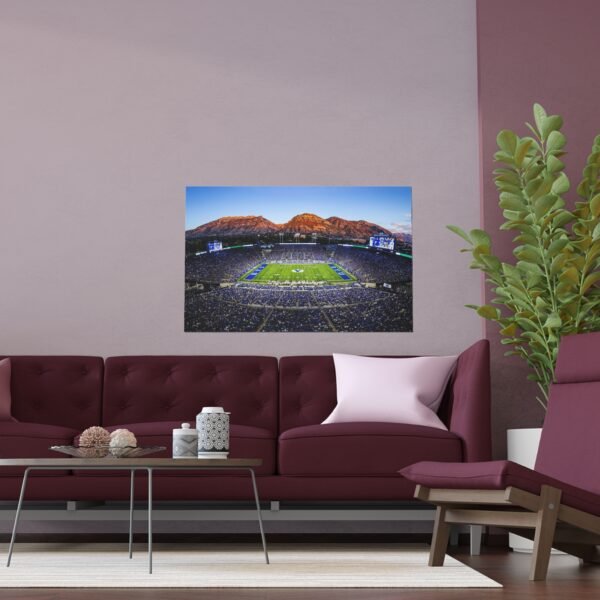 BYU Cougars LaVell Edwards Stadium Indoor and Outdoor Silk Posters - Image 3