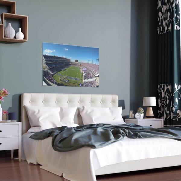 TCU Horned Frogs Amon G Carter Stadium Indoor and Outdoor Silk Posters