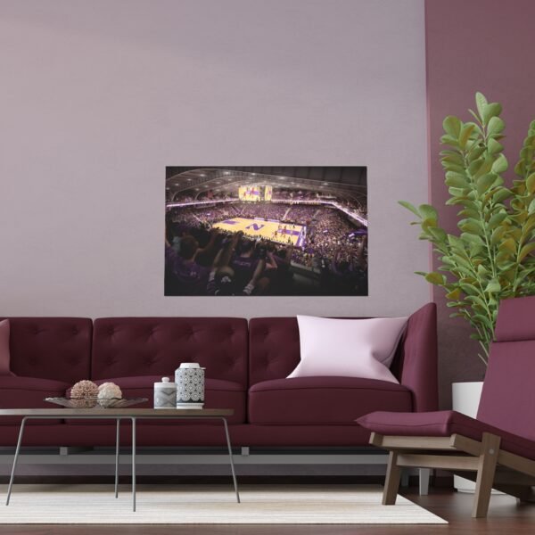 Northwestern Wildcats Welsh–Ryan Arena Indoor and Outdoor Silk Posters - Image 3