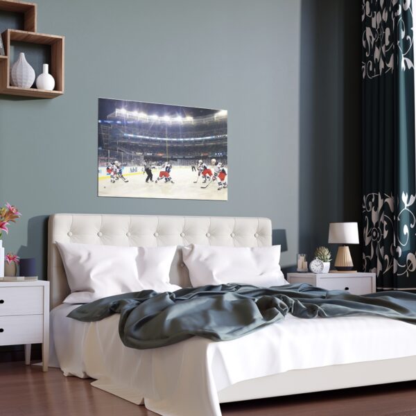 2014 Stadium Series Yankee Stadium - New York Rangers vs New York Islanders Indoor and Outdoor Silk Posters