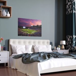 Duke Blue Devils Brooks Field at Wallace Wade Stadium Indoor and Outdoor Silk Posters