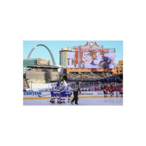2017 Winter Classic Busch Stadium - Chicago Blackhawks vs St. Louis Blues Fine Art Posters