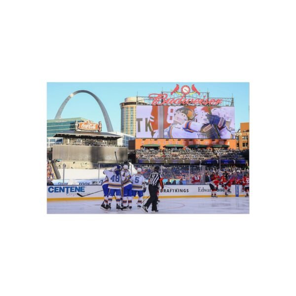 2017 Winter Classic Busch Stadium - Chicago Blackhawks vs St. Louis Blues Fine Art Posters