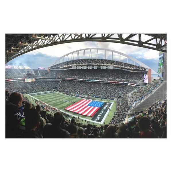 Seattle Seahawks Lumen Field Indoor and Outdoor Silk Posters - Image 2
