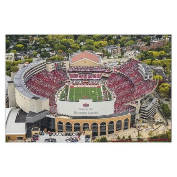 Wisconsin Badgers Camp Randall Stadium Indoor and Outdoor Silk Posters - Image 2