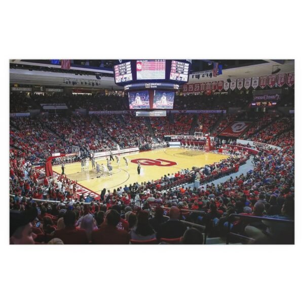 Oklahoma Sooners Lloyd Noble Center Indoor and Outdoor Silk Posters - Image 2