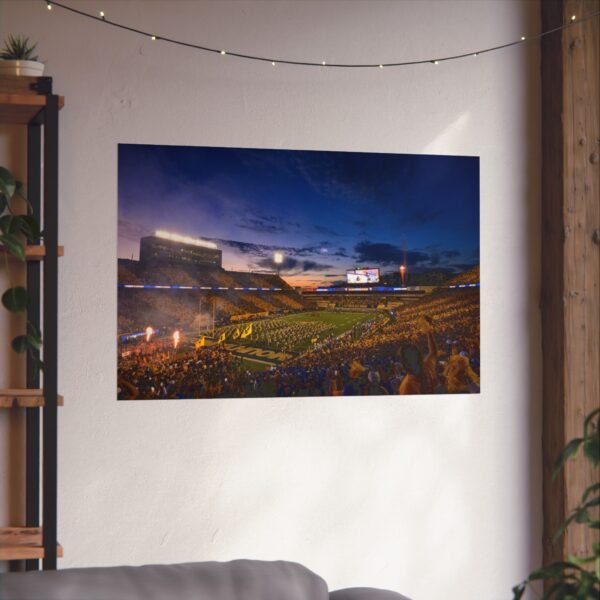 West Virginia Mountaineers Milan Puskar Stadium Fine Art Posters - Image 3