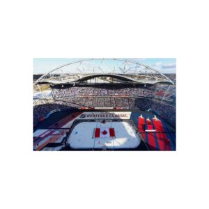 2016 Heritage Classic Investors Group Field Edmonton Oilers vs Winnipeg Jets Fine Art Posters