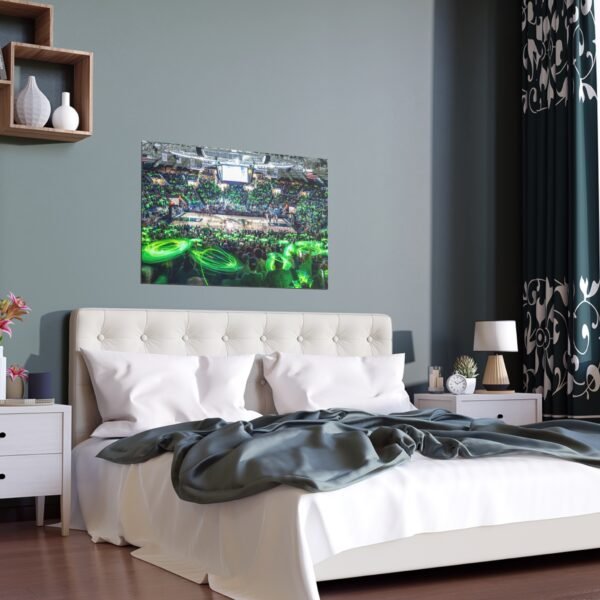 Notre Dame Fighting Irish Purcell Pavilion at the Edmund P. Joyce Center Indoor and Outdoor Silk Posters