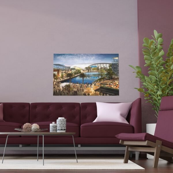 Los Angeles Chargers SoFi Stadium Indoor and Outdoor Silk Posters - Image 3