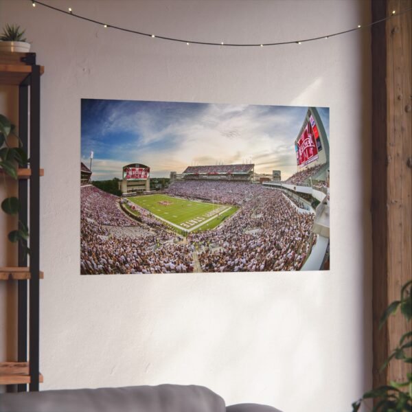 Mississippi State Bulldogs Davis Wade Stadium Fine Art Posters - Image 3