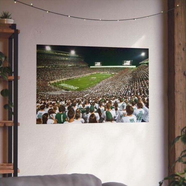 Michigan State Spartans Spartan Stadium Fine Art Posters - Image 3