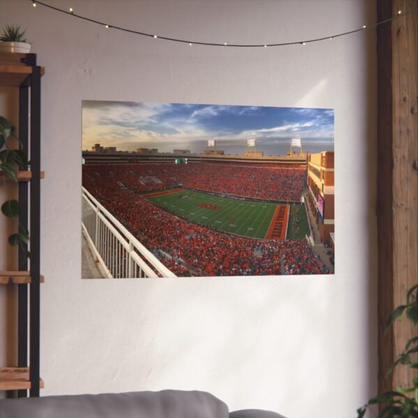 Oklahoma State Cowboys Boone Pickens Stadium Fine Art Posters - Image 3