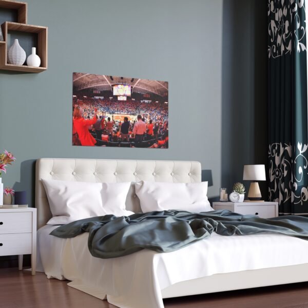 Clemson Tigers Littlejohn Coliseum Indoor and Outdoor Silk Posters