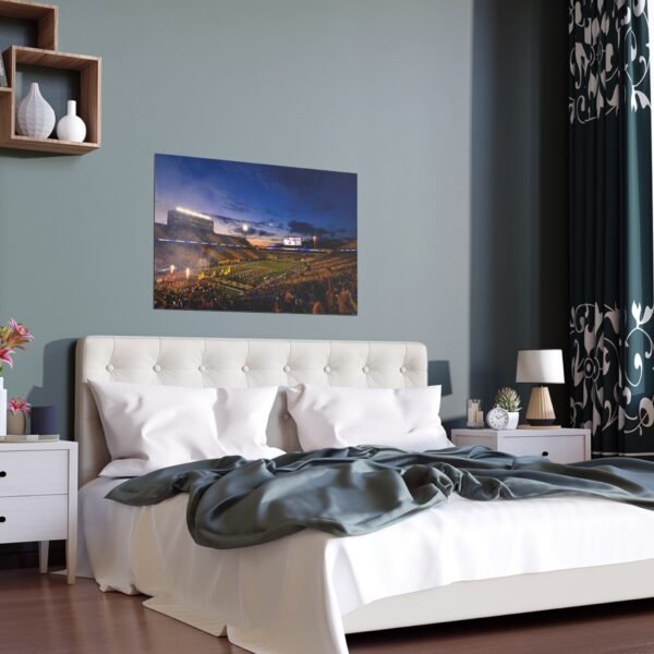 West Virginia Mountaineers Milan Puskar Stadium Indoor and Outdoor Silk Posters
