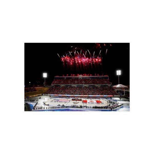 2018 Stadium Series Navy-Marine Corps Memorial Stadium - Toronto Maple Leafs vs Washington Capitals Fine Art Posters