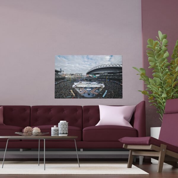 2024 Winter Classic T-Mobile Park - Vegas Golden Knights vs Seattle Kraken Indoor and Outdoor Silk Posters - Image 3