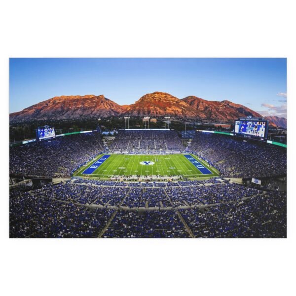 BYU Cougars LaVell Edwards Stadium Indoor and Outdoor Silk Posters - Image 2