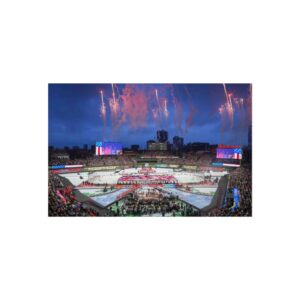 2024 Winter Classic Wrigley Field - St. Louis Blues vs Chicago Blackhawks Fine Art Posters