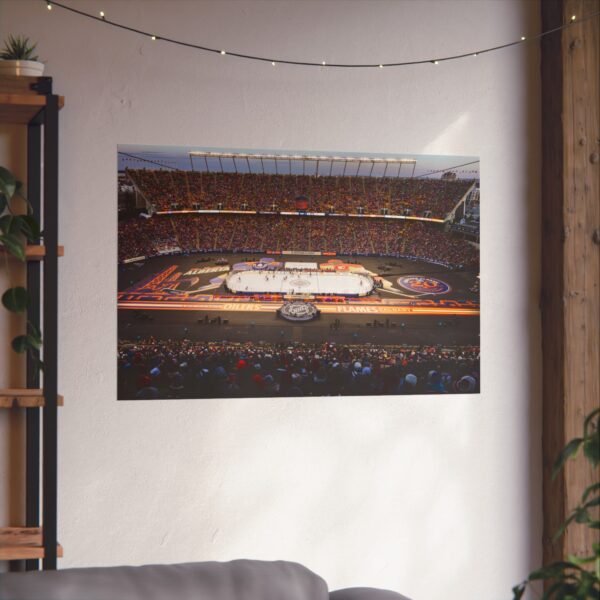 2023 Heritage Classic Commonwealth Stadium - Calgary Flames vs Edmonton Oilers Fine Art Posters - Image 3