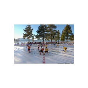 2021 NHL Outdoors at Lake Tahoe Edgewood Tahoe Resort - Philadelphia Flyers vs  Boston Bruins Fine Art Posters
