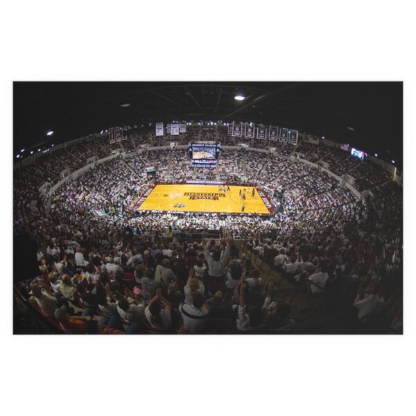 Mississippi State Bulldogs Humphrey Coliseum Indoor and Outdoor Silk Posters - Image 2
