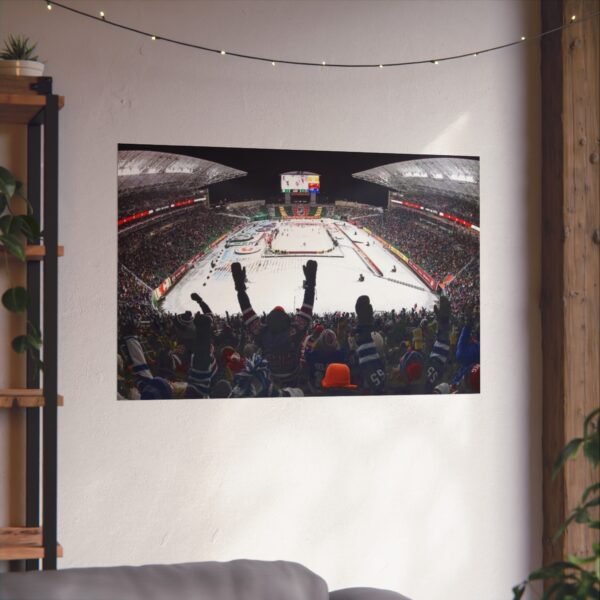 2019 Heritage Classic Mosaic Stadium - Calgary Flames vs Winnipeg Jets Fine Art Posters - Image 3