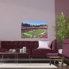 Stanford Cardinal Stanford Stadium Indoor and Outdoor Silk Posters - Image 3