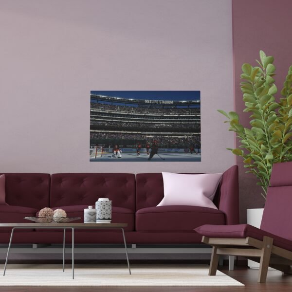 2024 Stadium Series MetLife Stadium - Philadelphia Flyers vs  New Jersey Devils Indoor and Outdoor Silk Posters - Image 3