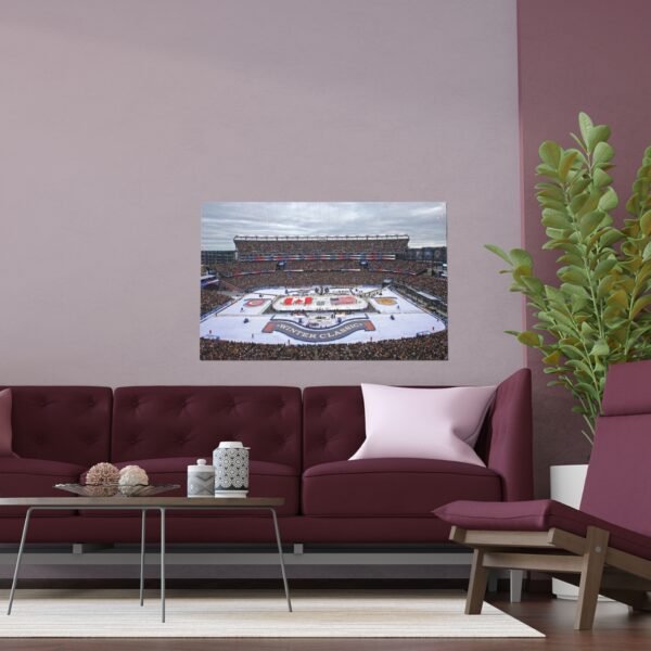 2016 Winter Classic Gillette Stadium - Montréal Canadiens vs Boston Bruins Fine Art Posters - Image 3
