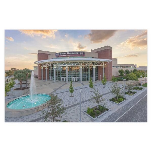South Carolina Gamecocks Colonial Life Arena Indoor and Outdoor Silk Posters - Image 2