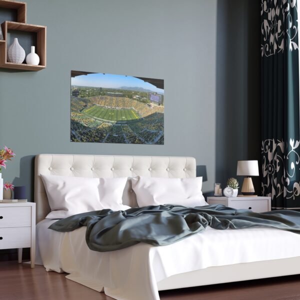 Oregon Ducks Autzen Stadium Indoor and Outdoor Silk Posters