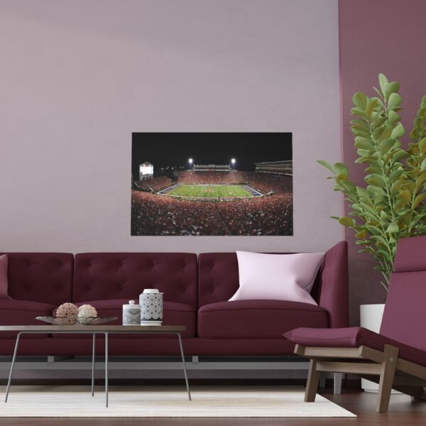 Ole Miss Rebels Vaught–Hemingway Stadium Indoor and Outdoor Silk Posters - Image 3