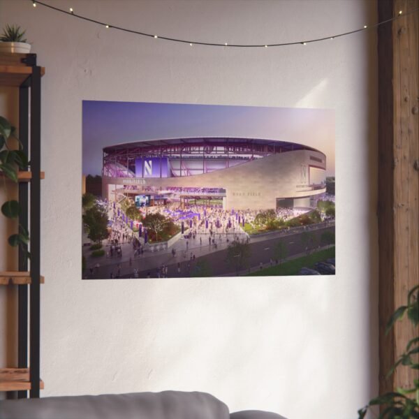 Northwestern Wildcats Welsh–Ryan Arena Fine Art Posters - Image 3