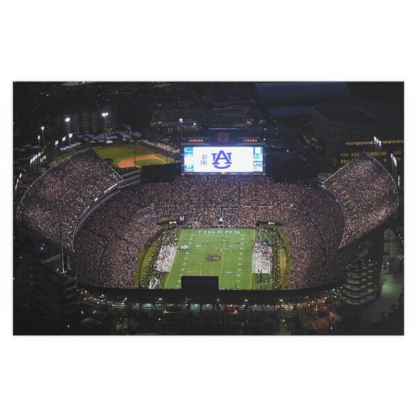 Auburn Tigers Pat Dye Field at Jordan-Hare Stadium Indoor and Outdoor Silk Posters - Image 2