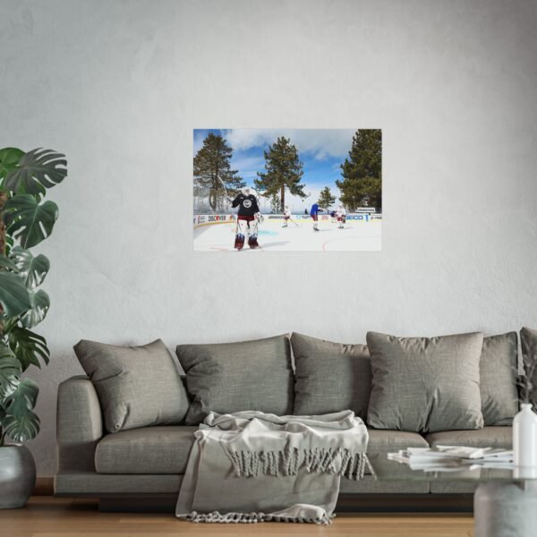 2021 NHL Outdoors at Lake Tahoe Edgewood Tahoe Resort - Vegas Golden Knights vs Colorado Avalanche Fine Art Posters - Image 2