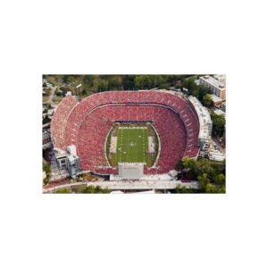 Georgia Bulldogs Dooley Field at Sanford Stadium Fine Art Posters