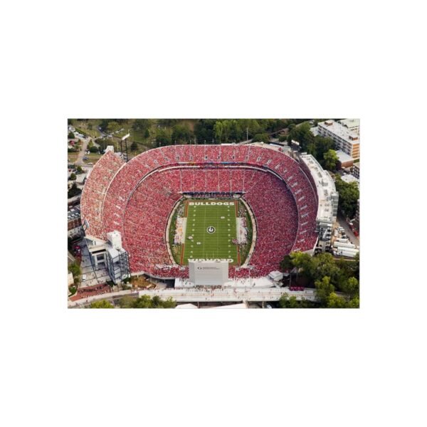 Georgia Bulldogs Dooley Field at Sanford Stadium Fine Art Posters